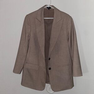 Retro Express blazer vintage suit jacket formal dress coat y2k top button front